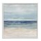 Stupell Industries Soft Aqua Coastline Framed Giclee, design by Amber Sterling